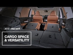 2019 Subaru Ascent Cargo Space and Versatility