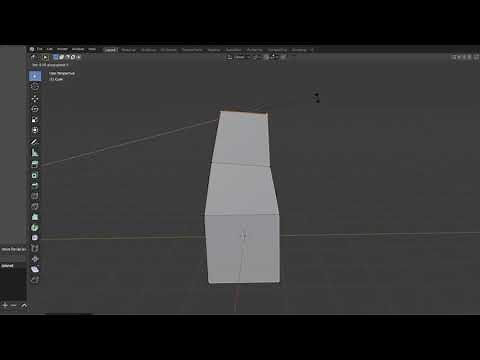 How to make a horn in blender