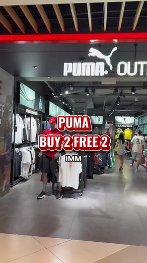 Puma buy 2 get 2 free 📍 2 Jurong East Street 21, 02 - 06, Singapore 609601 ⏰11am-10pm 🚇Nearest MRT: jurong east #sale #sgsale