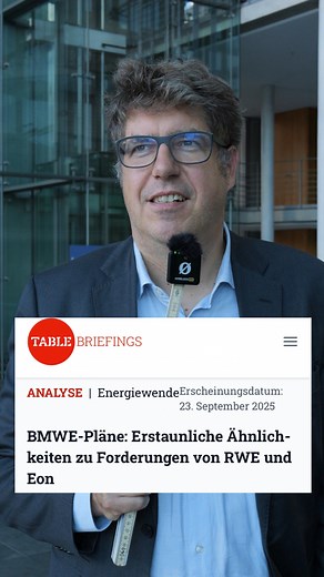 Katherina Reiche schreibt von ihrem Ex-Arbeitgeber Eon und RWE ab? Die Forderungen die sie aufstellt ähneln inhaltlich und sprachlich sehr den Forderungen von RWE und Eon. Gleichzeitig widerspricht sie damit in mehreren Punkten dem Monitoringbericht zur Energiewende. Komisch…🧐☝️ | Michael Kellner