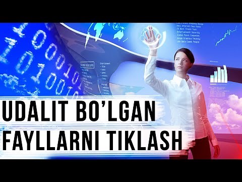 UDALIT BO'LGAN FAYLLARNI TIKLASH / FORMATDAN SO'NG FAYLLARNI TIKLASH