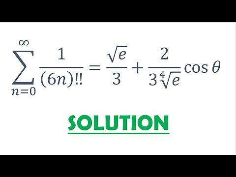 Solution 86: Double Factorial and Roots of Unity Filter (Proof)