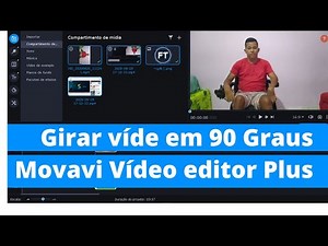 Movavi Video Editor Plus 2020 - AULA 08 GIRAR de 90 em 90 GRAUS