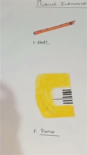 💫✨ musical instruments drawing 💫✨