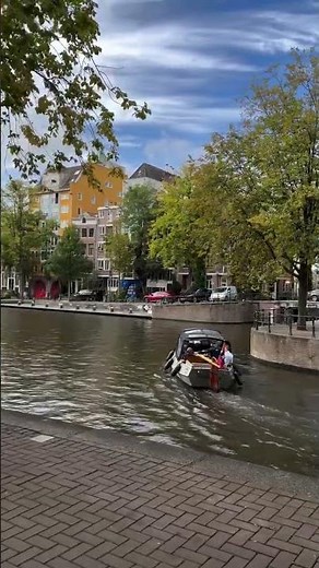 The beautiful canals of Amsterdam.