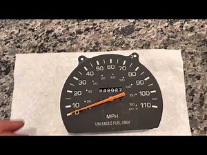 85-95 Toyota Pickup Speedometer & Odometer not working