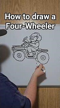 how to draw a four-wheeler