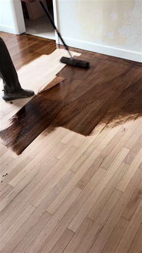 Time for some staining! 😍🪵🏠 #oklahoma | Wood Staining