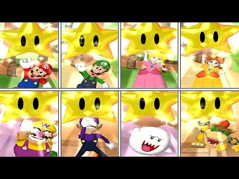 Mario Party 6 - All Characters Star Animations