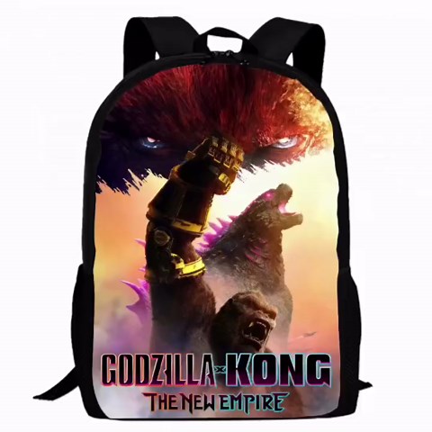 Cartoon Backpack Anime 3d Printing CartoonBackpack Multipurpose Bag for Travle Work Hiking Chrismas Gifts (B)