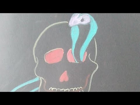 how to draw skull #Halloween #how to draw haunted #how to draw ghost