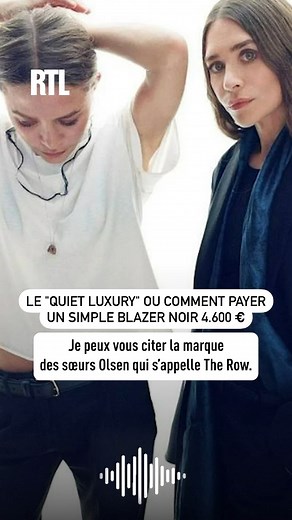 615K views · 2.1K reactions |  On Defait Le Monde - Le "Quiet luxury" où comment payer un simple blazer noir 4.600 €. Décryptage de cette nouvelle tendance mode avec Felix Ayme, chercheur doctorant à l’Institut de la mode.  Revivez l’intégralité de l’émission avec Cyprien Cini sur rtl.fr ou sur l’application RTL  | RTL | Facebook