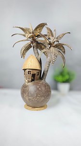 2.9M views · 59K reactions | Coconut Shell Tree & House Craft  | DIY Miniature Art #NatureInspiredCraft#coconutshellcraft #KeralaCraft #diy | Master Ideas | Facebook