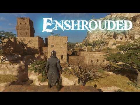 Building a Castle & Questing in Enshrouded | First Time Playing This Survival Co-op RPG