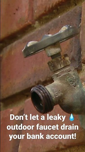 The FREE Way to Stop a Leaking Outdoor Faucet