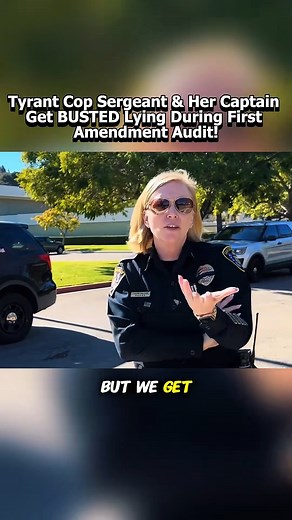 Tyrant Cop Sergeant & Her Captain Get BUSTED Lying During First Amendment Audit! #TyrantCop #FirstAmendmentAudit #AuditThePolice | Secret Agents