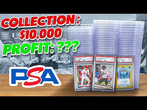 Grading a $10,000 Sports Card Collection With PSA (Worth It?)