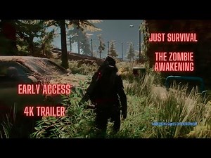 Just Survival The Zombie Awakening New 2022 Zombie Apocalypse 4k Gameplay Early Access Trailer MMOPG