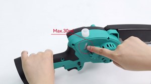 Mini Chainsaw Cordless, 8 inch & 6 inch Electric Chain Saw with 2 Pack Rechargeable Batteries, Battery Powered Handheld Saw Gardening Tools for Trees Branches Trimming Wood Cutting, Orange