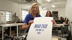 Antique printmaking meets contemporary stationery design at Iron Leaf Press. See more stories along the byway with Road Trip Iowa via the PBS app. | Iowa PBS