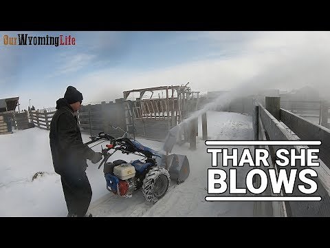 The BCS Snow Thrower / Blower