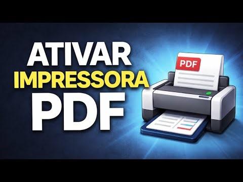 How to enable the Windows PDF printer