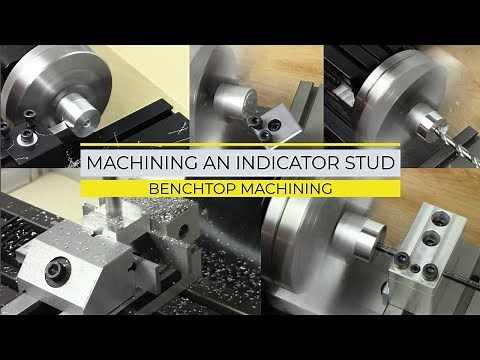 MAKE: Taig lathe turning steel! Machining an indicator stud