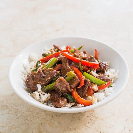 Beef Stir-Fry with Bell Peppers and Black Pepper Sauce | America's Test Kitchen