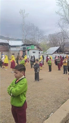 #prayer #morningroutine #morningassembly #students #teachers #school #nature #beautiful #mountains