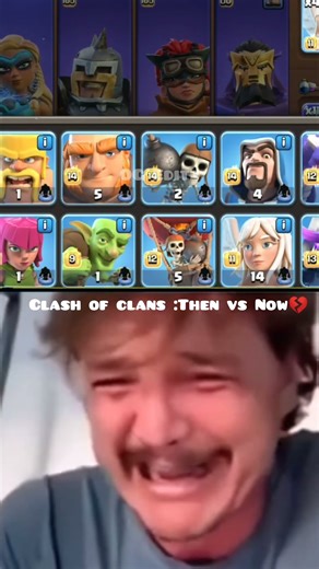 Clash of Clans 2012 vs 2025 – Then vs Now | CoC Shorts #clashofclans #cocshorts #coc #gaming