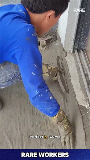 Who Needs A Machine? This Hand Trowel Finish Is PEAK Skill! 🧱