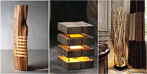 30 Idee per Lampade in Legno Fai Da Te | MondoDesign.it
