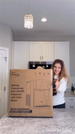 Eni Blushi on Instagram: "✨ Elevate every sip ✨ Meet your new countertop oasis: the iSpring RCD100SPKHC — a sparkling water maker + ultra-premium reverse-osmosis filtration system, hot and cold, with built-in UV protection and real-time TDS monitoring. From bubbles to boiler-ready in one elegant gesture, it transforms every drink into a moment of refined courtesy to yourself. Link in my BIO!🔗 Turn everyday hydration into an indulgent experience. @ispringwatersystems#iSpring#SmartHomeLuxury #iSp