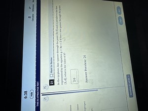 6:38 Hide Calculator Reference THIS IS A PRACTICE TEST 21 \sq... | Filo