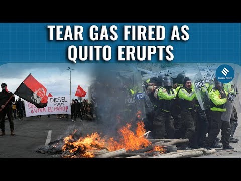 Ecuador Protests: Tear Gas Fired in Quito as National Strike Erupts Over Diesel Subsidy Removal
