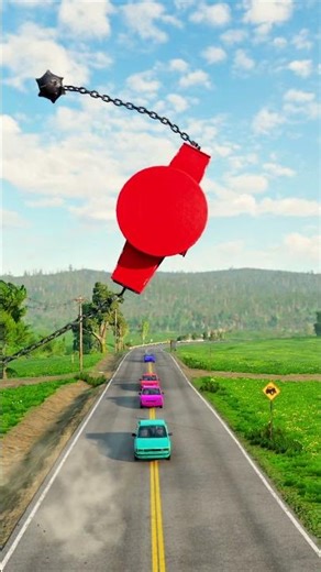 Spinner vs Cars Part 14 - BeamNG.drive #crashdrive #beamngexperiments