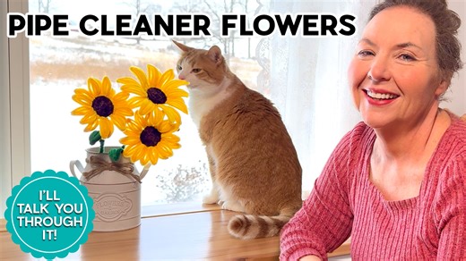 These flowers may look like you picked them up at a market, but I made them myself!🌻 They are inspired by my favorite summer memories. I will show you how to make this large sunflower and share some tips on making a smaller version for variety. They are so fun to make and only require a few materials. I have a guide to help you make these flowers easier for you. 🥰 Are you ready to make some sunshine with these beautiful flowers?☀️ Design #799 | JenniferMaker.com