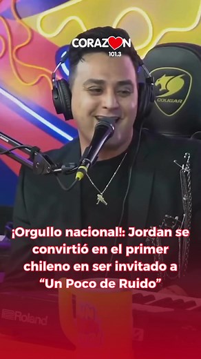 Gracias a su más que aplaudida trayectoria musical y su tremendo talento en la cumbia, @Jordan y tú se convirtió en el primer chileno en ser parte del programa “Un Poco de Ruido” 👏. 🎥: @UN POCO DE RUIDO ⚡️ Por si no lo conoces, te contamos que el programa se centra en llevar a grandes de la cumbia, siendo Jordan uno de los grandes invitados en lo que fue el episodio número #42, el cual puedes disfrutar en YouTube y Twich ❤️. ¿Qué opinas del gran momento que está viviendo el artista nacional? �