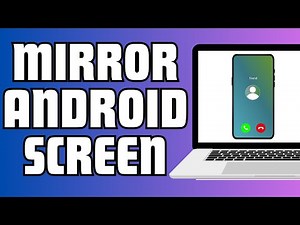How To Mirror Android To Laptop | How To Cast Mobile Screen On Laptop