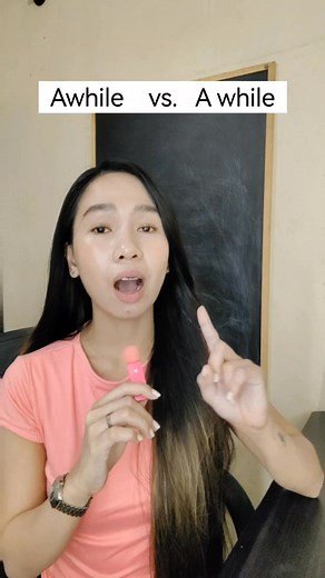 Awhile vs. A while #englishclass #learnenglish #grammarlesson #grammartips #examreview #englishvocab | Winma Carvajal