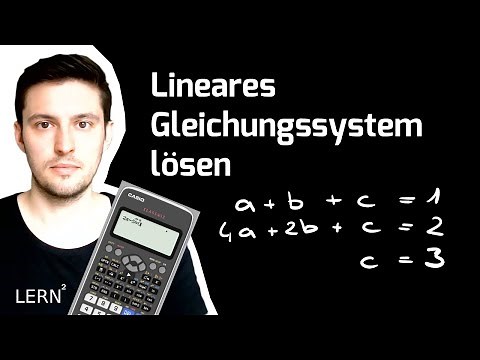 Lineare Gleichungssysteme mit dem Casio fx-991DEX lösen – Schritt-für-Schritt-Anleitung