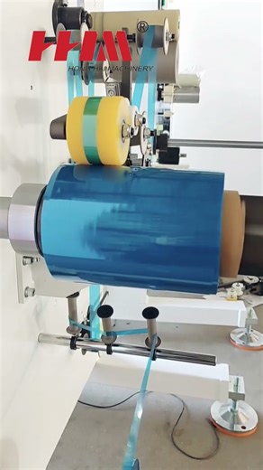 Rewinder-from Pad to Spool #rewinding #rewindingmachine #HHM