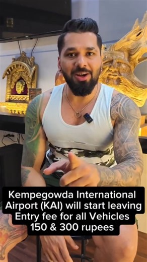 Srikanth D R on Instagram: "Bengaluru International Airport introduces new rules and entry charges for all vehicles. . . . Vehicle entry, airport rules, new charges, Bengaluru airport, BLR entry, airport update, travel alert, airport changes, entry fees, airport guidelines, Bangalore news, airport system, travel info, vehicle regulations, airport notice, BLR charges, airport traffic, passenger update, important alert, new rules . #BengaluruAirport #BLRAirport #AirportUpdate #TravelAlert #Airport