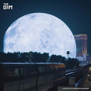 The massive new Las Vegas Sphere was fully illuminated for the first time this week 😮 | The B1M