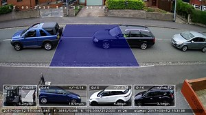 OpenCV / Python - Vehicle Speed Detection Camera Example 1
