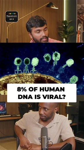 From First Principles on Instagram: "Did you know viruses can hide in our DNA? 8% of our DNA is viral. These viruses infiltrate and become inactive, but can cause issues like cancer cells or autoimmune disorders. #viralDNA #DNA #viruses #cancer #autoimmunedisorders #science #biology"