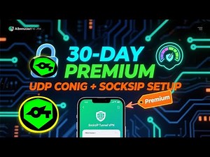 How to Generate 30-Day UDP Premium File and Use on SocksIP VPN