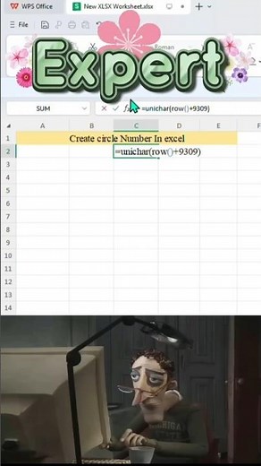 Excel Trick | Create Circle Numbers in Excel | Office Excel Pro