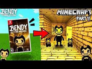 Bendy and the Ink Machine in MINECRAFT! (Chapter 1, 2, 3)