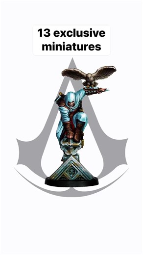 6.6K views · 20 reactions | All 13 exclusive miniatures included in Assassin's Creed RPG pre-order!Get yours NOW! The link is in our stories or bio!Embrace your artistic side and paint your miniature for a unique gaming experience. Art by Antonio De Luca & Quadra StudioPainted by @bigchildcreatives. Please note figures come unpainted.#assassinscreed #assassinscreedrpg #cmongames #rpg #roleplayinggame #ubisoft | CMON | Facebook